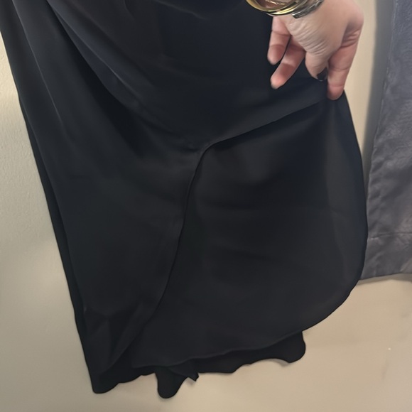 Quince Black Washable Stretch Silk Palazzo Pants - Picture 5 of 7